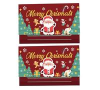 Enveloppe de carte de vœux pliée efficace en papier durable pour emballage cadeau de vacances, anniversaire, messages personnalisables, porte-cartes de Noël