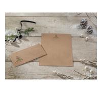 Enveloppe de Noël 'Polar bear with shooting star',long