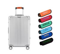 Enveloppe De Poignée De Bagage Personnalisée, Housse De Poignée De Valise Avec Nom Brodé Personnalisé, Sac À Main Confortables, Marque D'identification De Poussette, Étanche, Facile À Nettoyer