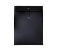 Enveloppe de rangement pour lettres avec fermeture à, Black, Black N | Texture du papier texturé, classement des notes d ' étude, tenue de la correspondance