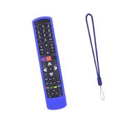 Enveloppe de télécommande en silicone texturé avec prise en main douce, housse de protection pour accès boutons pour la manipulation quotidienne des médias dans le salon, manchon à distance,
