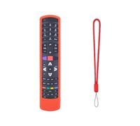 Enveloppe de télécommande en silicone texturé avec prise en main douce, housse de protection pour accès boutons pour la manipulation quotidienne des médias dans le salon, manchon à distance,