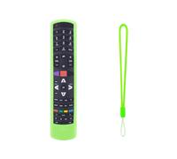Enveloppe de télécommande en silicone texturé avec prise en main douce, housse de protection pour accès boutons pour la manipulation quotidienne des médias dans le salon, manchon à distance,