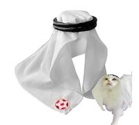 Enveloppe De Tête Pour Animaux De Compagnie Du Moyen-Orient - Coiffure De Chat Pour Chien Réglable | Tenue De Cosplay D'Halloween | Costume De Chiot Du Désert Méditerranéen | Festival Dress Up