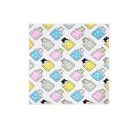Enveloppe de Tissu Isolé Feuille D'aluminium Autocollant Tissu De Refroidissement Couverture De Stockage Thermique Pliable Dessin Animé Protection Multifonctionnelle 50x50cm 100g