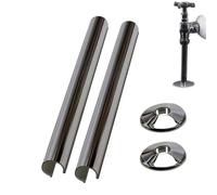 Enveloppe de tuyau de radiateur | Colliers de manchons de tuyau en PVC de haute qualité pour raccords de radiateur | Protections de couvercle de tube réutilisables pour toilettes de cuisine, chambre à