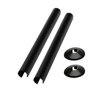 Enveloppe de tuyau de radiateur | Colliers de manchons de tuyau en PVC de haute qualité pour raccords de radiateur | Protections de couvercle de tube réutilisables pour toilettes de cuisine, chambre à