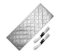 Enveloppe de tuyau isolante anti-brûlure - Barrière thermique résistante intempéries - Construction en coton doux - Utilisation polyvalente - Pour plomberie CVC - 150 x 55 cm - Gris - 1 pièce