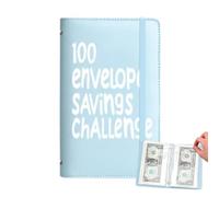 Enveloppe Défi d'économie d'argent 100 jours Défi d'économie d'argent | Planificateur budgétaire pour la maison, l'école, le bureau, adultes, adolescents, enfants, femmes, organisateur de budget F