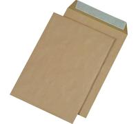 Enveloppe d'expédition MAILmedia C4 autocollante, sans fenêtre, marron