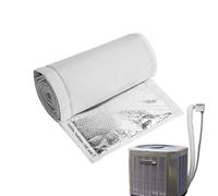 Enveloppe d'isolation de canal CVC - Taille 72 x 10,2 pouces, protection thermique à 3 couches, matériau résistant aux UV, construction imperméable | Système fendu prévention du gel extérieur