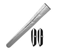 Enveloppe d'isolation de tuyau - Couverture de bouclier thermique haute température, système de protection extérieure étanche, conception de tube flexible facile à installer | Tuyaux de chauffage, sys