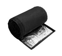 Enveloppe d'isolation pour tuyaux - Fermeture éclair, couverture thermique pour tubes en cuivre de 72 x 10,24 pouces avec sangles réglables pour la plomberie, les systèmes de douche, les connexion