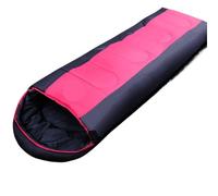 Enveloppe en Coton for Adultes, Printemps, été, Automne, Camping Plein air, Voyage, Voiture, hôtel, Bureau, Pause déjeuner, Tente intérieure, Sac de Couchage pour l'extérieur, Le Camping(Red)
