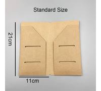 Enveloppe En Papier Kraft,Sac De Rangement Pour Cartes,Billets,Carnet De Voyage Midori,Recharges De Journal Intime,Accessoires De Planificateur Rétro -Kraft Card Holder L