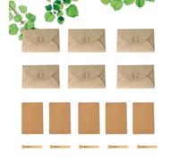 Enveloppe en Papier Kraft Vintage Faite à Main pour Invitation