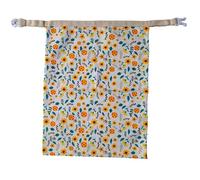 Enveloppe en tissu enduit avec mousqueton pour la conservation des collations, en coton bio, cire d'abeilles, sac de rangement avec bande élastique et mousqueton, durable, essentiel de cuisine pour le