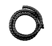 Enveloppe flexible en spirale pour câbles, Gaine de Câble Spiralée 8mm 2m Multicolore(Black)