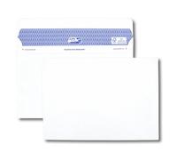 Enveloppe gpv c5 162x229mm 90g adhésive fermeture rapide sécurisée définitive blanche boîte 500 unités