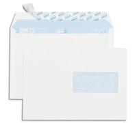 Enveloppe gpv everyday blanche 80g c5 162x229mm fenetre 45x100mm fermeture securisee collage renforce boite 500 unites