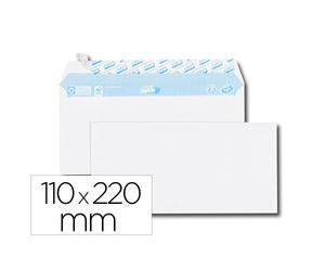 Enveloppe gpv everyday blanche 80g dl 110x220mm bande protection fermeture securisee collage renforce boite 500 unites