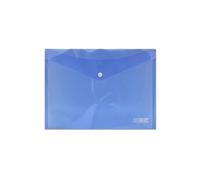 Enveloppe Ingraf avec fermeture à pression - Polypropylène - Format A4 - Couleur bleue