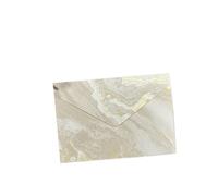 Enveloppe Lot de 10 emballages en papier 11,2 x 16, cm, imprimé marbre, vert, rouge, gris, lettres Mariage(10pcs beige)