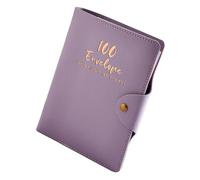 Enveloppe multifonctionnelle de 100 jours avec pages uniques pour le suivi des finances, les objectifs d'épargne motivationnels