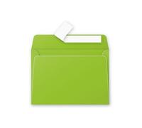 Clairefontaine 5546C - Paquet de 20 Enveloppes Auto-Adhésives - Format C6 11,4x16,2cm - 120g/m² - Coloris Vert Menthe - Invitation Evènements et Correspondance - Gamme Pollen - Papier Premium Lisse