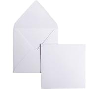 Enveloppe Pollen 14x14 120g Blanc - Paquet De 20