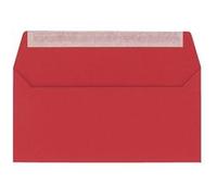 Clairefontaine Enveloppes Pollen 55585C DL 11x22 cm auto-adhésives 120 g/m² boîte de 200 groseille