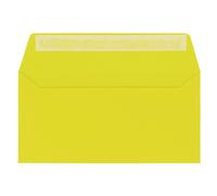 Enveloppe Pollen Clairefontaine jaune soleil 110 x 220 - Boîte de 200