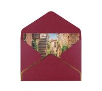 Enveloppe pour carte de remerciement italienne toscane 10,2 x 15,2 cm pour mariage, fête prénatale, remerciement, enterrement de vie de jeune fille, fête d'affaires, anniversaire.