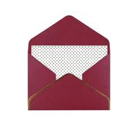 Enveloppe pour carte de remerciement noire à pois ronds de 10,2 x 15,2 cm pour mariage, fête prénatale, remerciement, enterrement de vie de jeune fille, fête d'affaires,