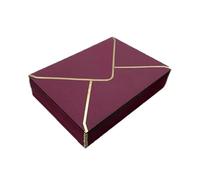 Enveloppe Pour Invitation Enveloppes en papier A7, 20 pièces, for Invitations de mariage, cartes postales noël, emballage Photo, sac enveloppe(Red-20pc-183mm)