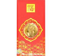 Enveloppe rouge chinoise pour l'année du dragon Emballage rouge chanceux pour la fête du printemps et le nouvel an