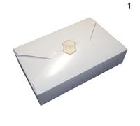 Enveloppe Simple En Papier Fin, Style Noeud, Emballage En Carton Enveloppé De Peau De Vache B W4m6