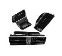 Enveloppe Sortie Air Auto Compatible Avec VW Pour Passat Pour B7 2006 2007-2011 1 Ensemble De Dernières Évents De Climatisation De Console Noire 3AD819728A 3AD819701A