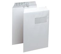 Enveloppe vélin blanche C4 229x324 - LACOURONNE - 90G - Fenêtre 5x11cm