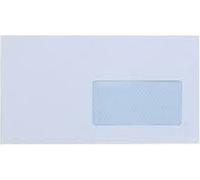 Enveloppe Yosan Offset 90gr 115x225 white bande autocollante avec fenêtre à droite -500u-.
