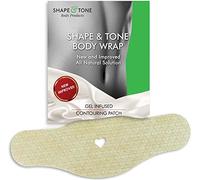 Enveloppement corporel par Shape and Tone - Patch raffermissant et modelant Enveloppement hydratant - Nouveau traitement d'enveloppement cellulite amélioré (10 unités (Lot de 1))