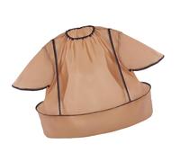 Enveloppement de coupe de cheveux avec cou réglable, Khaki | Fermeture du cou à bande magique, cou réglable, fonction attrape-cheveux, collecte facile des poils, tissu en