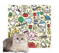 Enveloppement de toilettage de chat - Smoux anti-Escape | Couverture de retenue pour animaux de compagnie, tissu multi-usure adhésif pour garnitures à ongles sans stress, converties en sac de maquilla