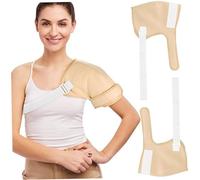 Enveloppement d'huile de ricin pour épaule, compresse d'huile de ricin 2 pcs avec bande élastique réglable, enveloppement d'huile de ricin biologique, sacs à huile de ricin, enveloppement d'huile de