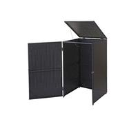 Mendler – Enveloppement pour Poubelle HWC-E25 polyrotin 120 l – Noir