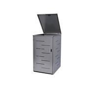 Enveloppement pour poubelle HWC-E83, combinable, 120l acier affiné