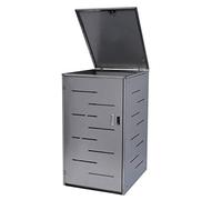 Enveloppement pour Poubelle HWC-E83, combinable, 120l - Acier affiné