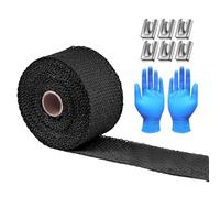 Enveloppement Thermique Pour Tuyaux D'échappement - Bande Réfléchissante De Bouclier Thermique Auto-adhésif Argenté, Ruban De Protection, Ruban De Cheminée Isolant Anti-brûlure Protecteur De Conduit D