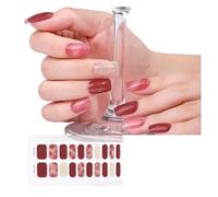 Enveloppements À Ongles En Gel Polyvalents Enveloppements Complets Lampe UV/LED Parfait Pour Tout Événement Lime À Ongles Et Bâton Inclus Aucune Compétence Professionnelle Requise