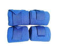 Enveloppements de jambes de cheval - Couvre-tibia de protection pour boulets de chevaux, motif de bobine en flexible et extensible, ensemble de 4 rouleaux de 98,43 x 4,72 pouces + 380 g, sangl